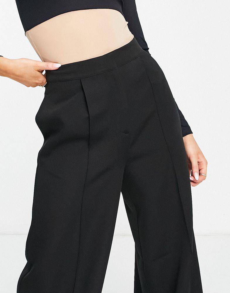商品Topshop|Topshop wide leg trouser in black,价格¥187,第6张图片详细描述