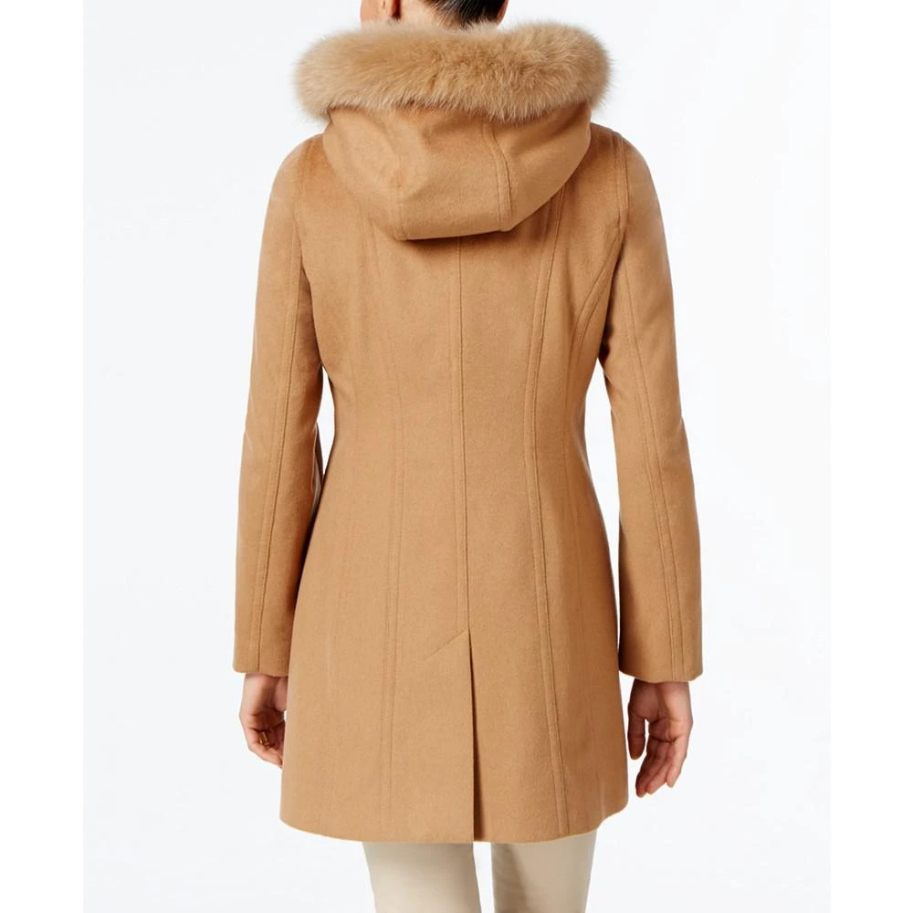 商品Forecaster|Fox-Fur-Trim Hooded Walker Coat, Created for Macy's,价格¥1871,第2张图片详细描述