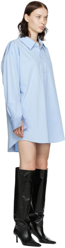 商品Alexander Wang|蓝色 Oversized Shirt 连衣裙,价格¥1902,第2张图片详细描述