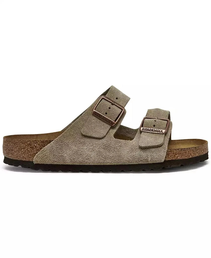 商品Birkenstock|Men's Arizona Suede Leather Soft Footbed Casual Sandals from Finish Line,价格¥1127,第2张图片详细描述