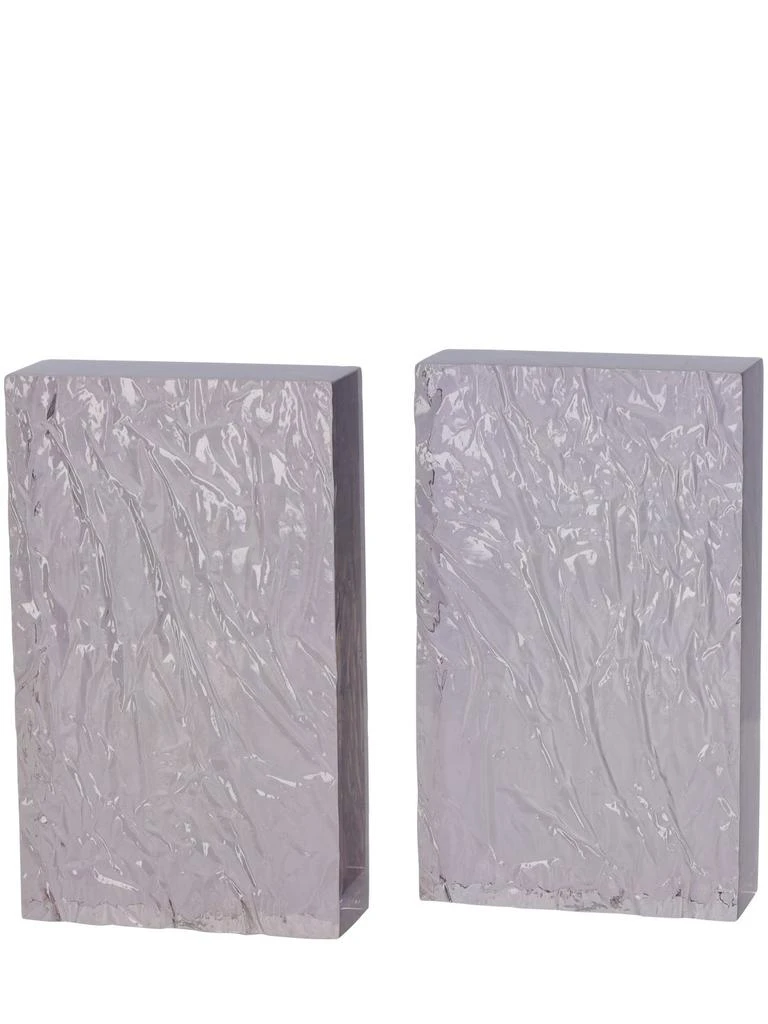商品L'Afshar|Set Of 2 Crushed Iced Bookends,价格¥1695,第1张图片