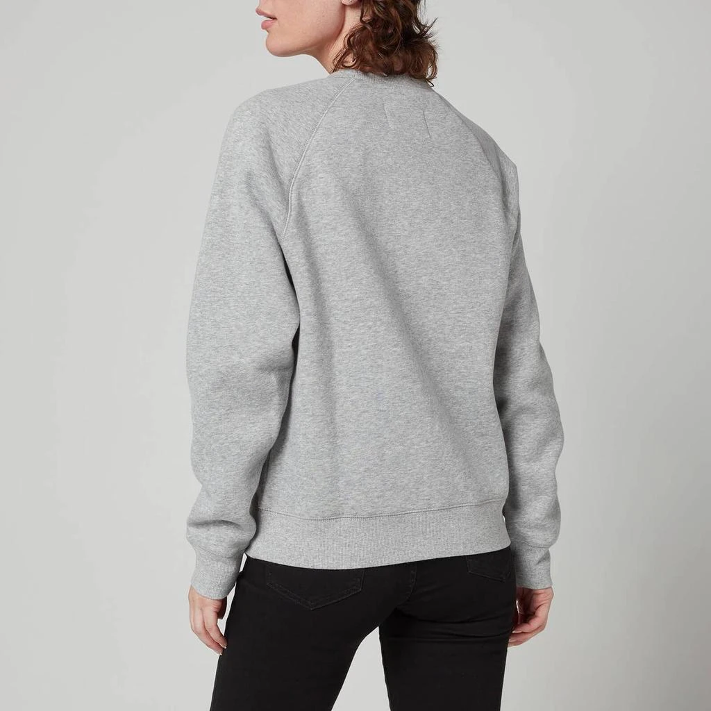 商品UGG|UGG Women's Madeline Fuzzy Logo Crewneck Sweatshirt - Grey/Sonora,价格¥534,第3张图片详细描述