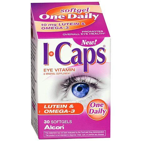 商品Alcon|Eye Vitamin & Mineral Supplement Softgels,价格¥171,第1张图片