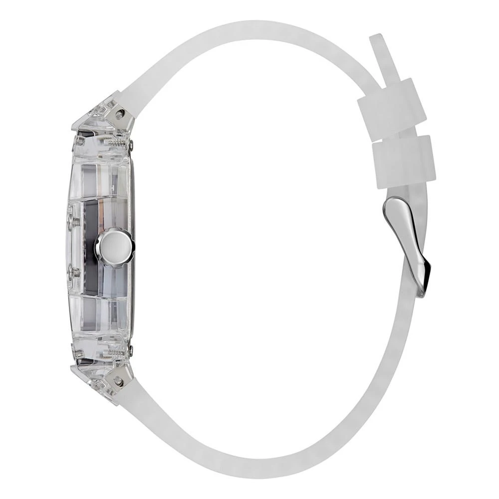 商品GUESS|Men's Clear Silicone Multi-Function Watch 44mm,价格¥1012,第2张图片详细描述