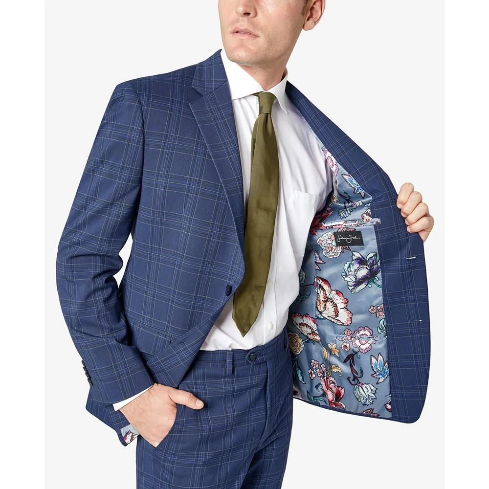 商品Sean John|Men's Classic-Fit Patterned Suit Jacket,价格¥893,第3张图片详细描述