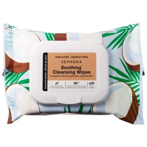 商品SEPHORA COLLECTION|Cleansing + Exfoliating Wipes,价格¥55,第1张图片