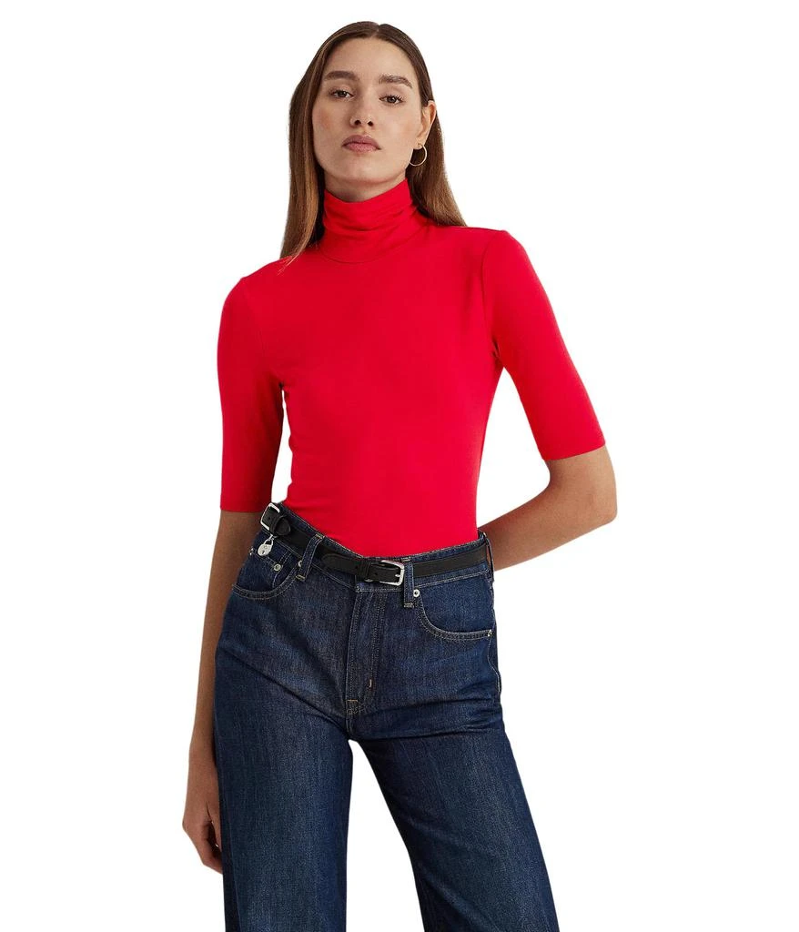 商品Ralph Lauren|Stretch Jersey Turtleneck,价格¥327,第1张图片