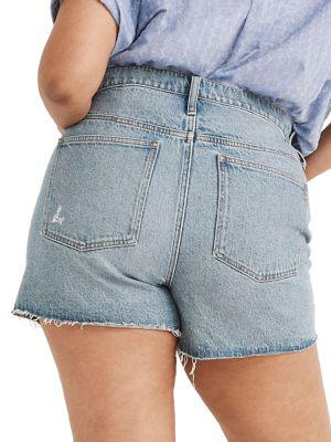 Distressed Denim Shorts商品第2张图片规格展示