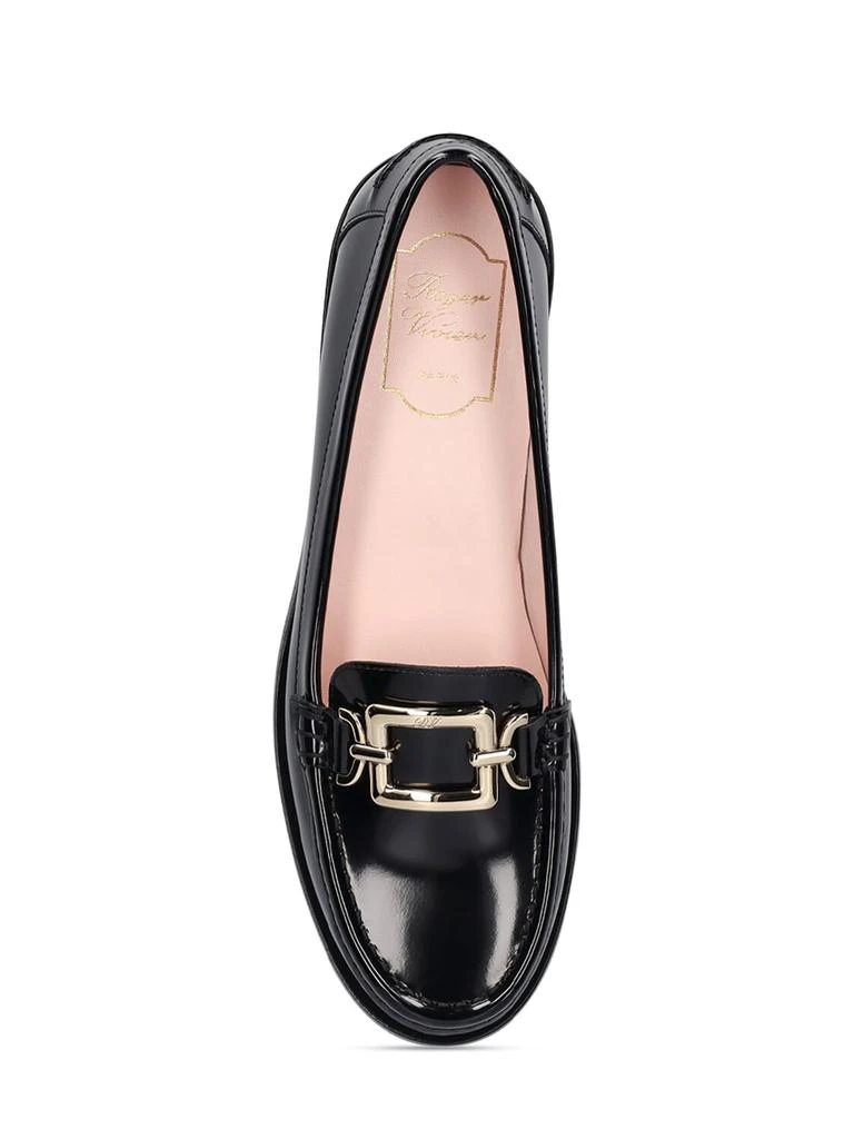 商品Roger Vivier|20mm New Mocassino Leather Loafers,价格¥8699,第5张图片详细描述