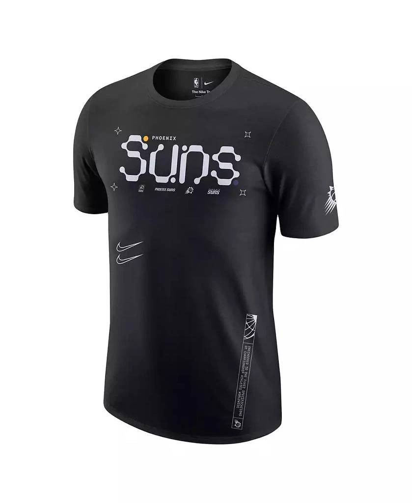 商品NIKE|Men's Black Phoenix Suns Courtside Air Traffic Control Max90 T-shirt,价格¥348,第2张图片详细描述