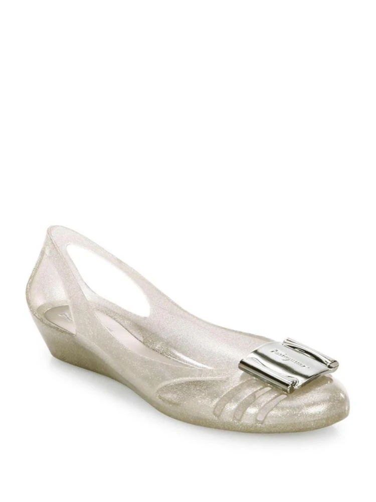 商品Salvatore Ferragamo|Bermuda Jelly Flats,价格¥664,第1张图片