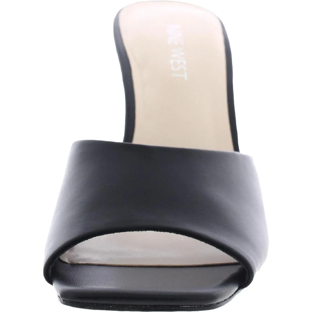 商品Nine West|Nine West Womens Faux Leather Evening Slide Sandals,价格¥167,第3张图片详细描述