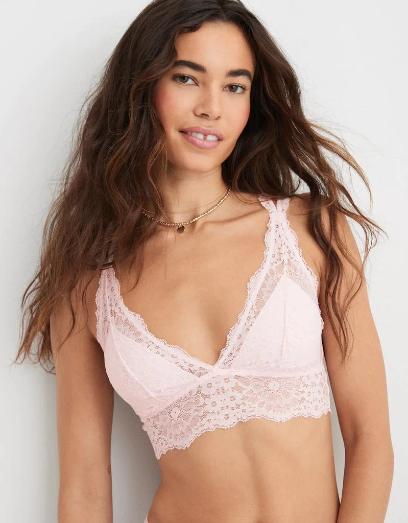 商品Aerie|Aerie Fa La Lace Padded Bralette,价格¥121,第2张图片详细描述