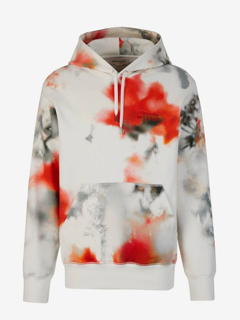 商品Alexander McQueen|ALEXANDER MCQUEEN HOODIE PRINTED SWEATSHIRT,价格¥4452,第1张图片