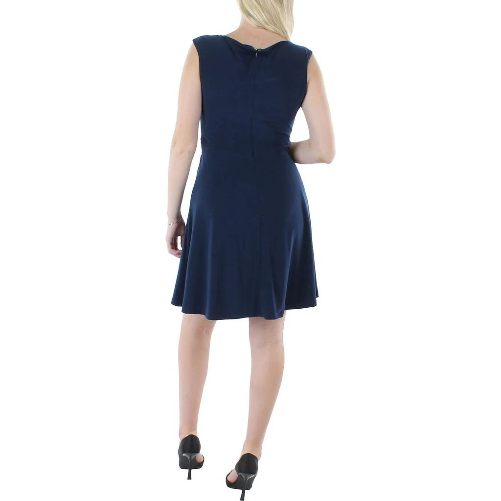 商品Ralph Lauren|Lauren Ralph Lauren Womens Scoopneck Knee-Length Fit & Flare Dress,价格¥119,第2张图片详细描述