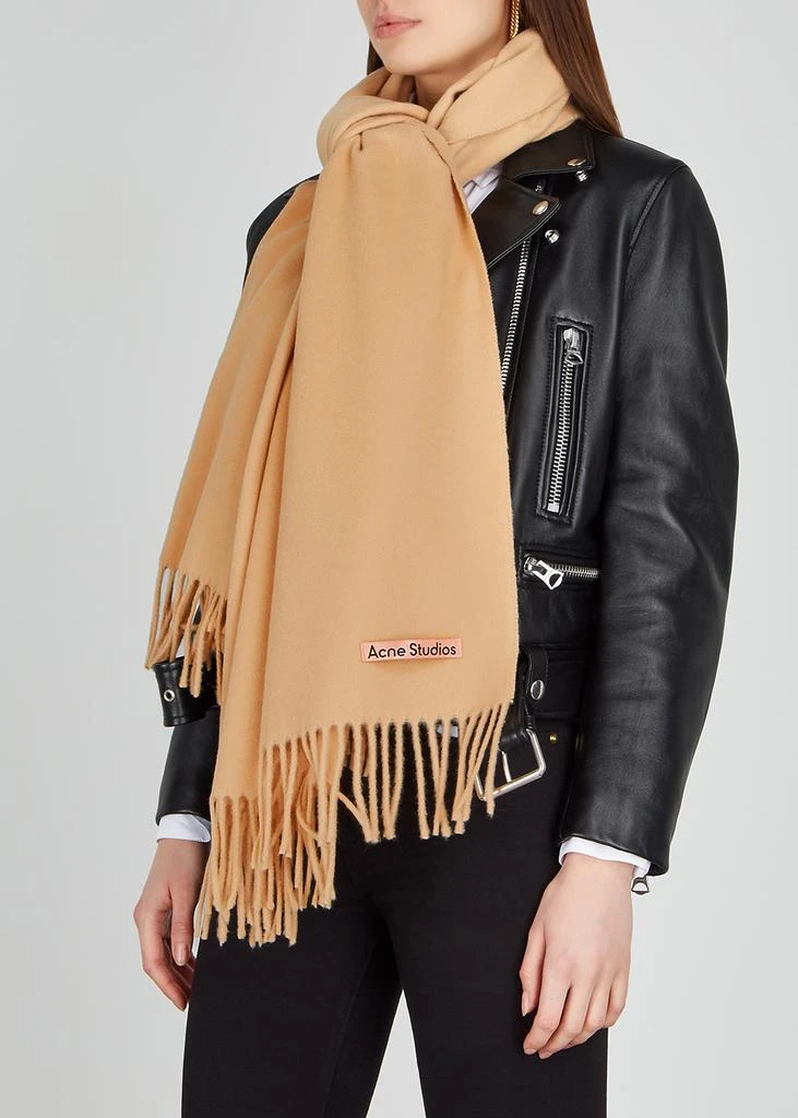 商品Acne Studios|Canada camel wool scarf,价格¥1563,第2张图片详细描述