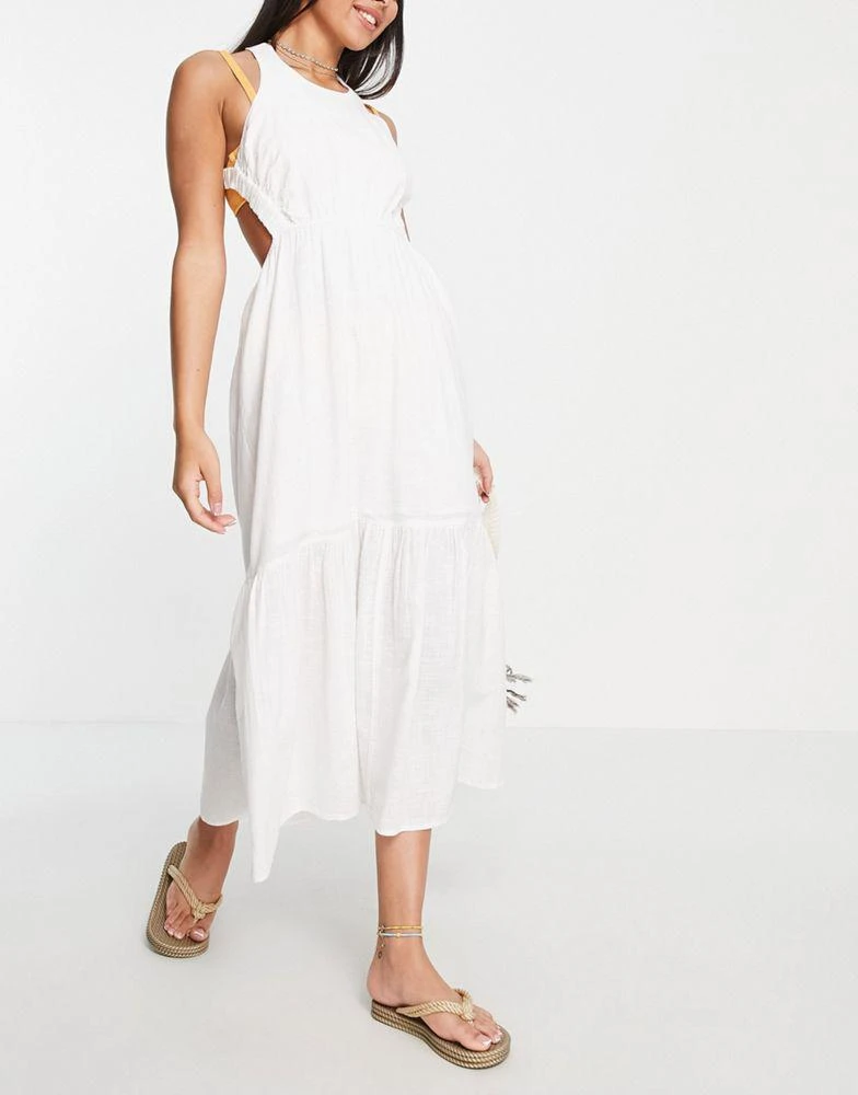 商品Billabong|Billabong Shore Thing maxi summer dress in white,价格¥429,第3张图片详细描述