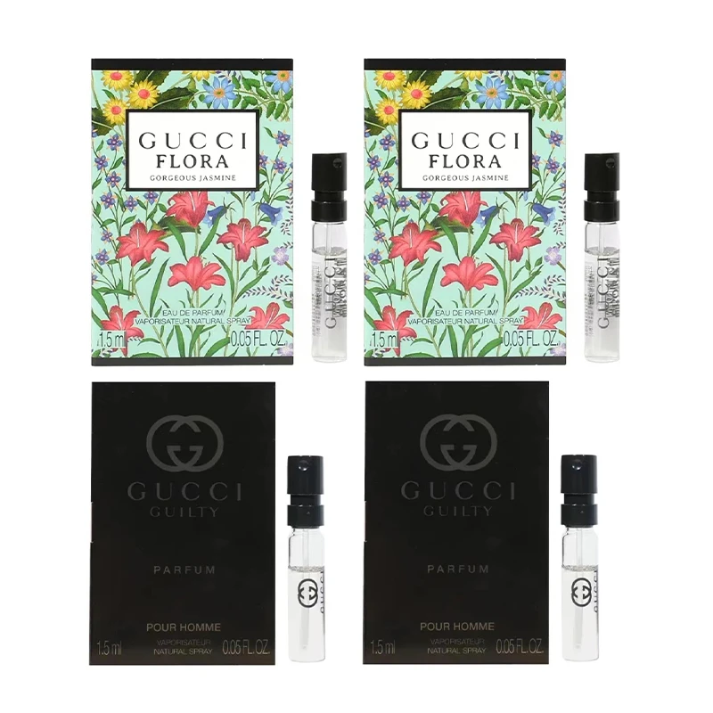 商品[国内直发] Gucci|古驰 花悦系列/绮梦系列 香水体验装 香水EDP淡香水EDT 小样版 1.5ml*4,价格¥104,第7张图片详细描述