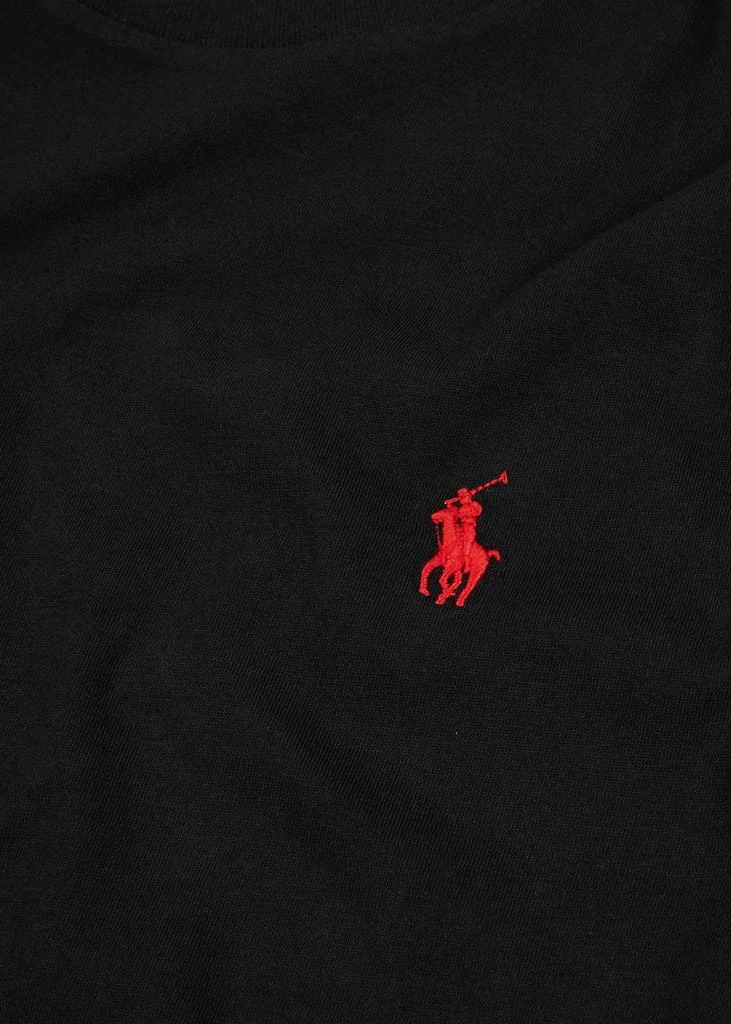 商品Ralph Lauren|Black cotton T-shirt,价格¥768,第5张图片详细描述