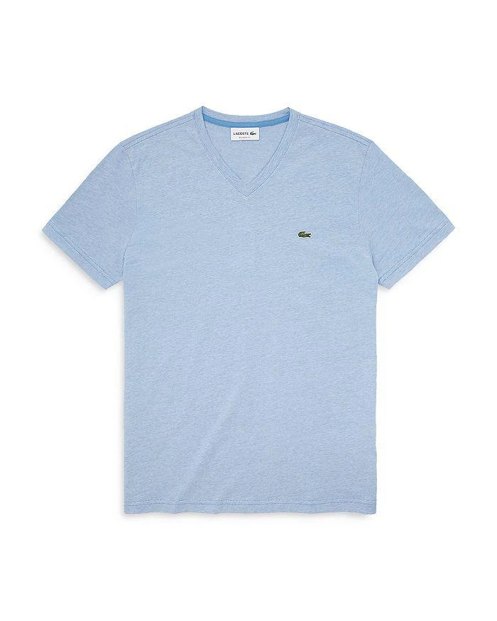 商品Lacoste|Heathered V-Neck Tee,价格¥270,第1张图片