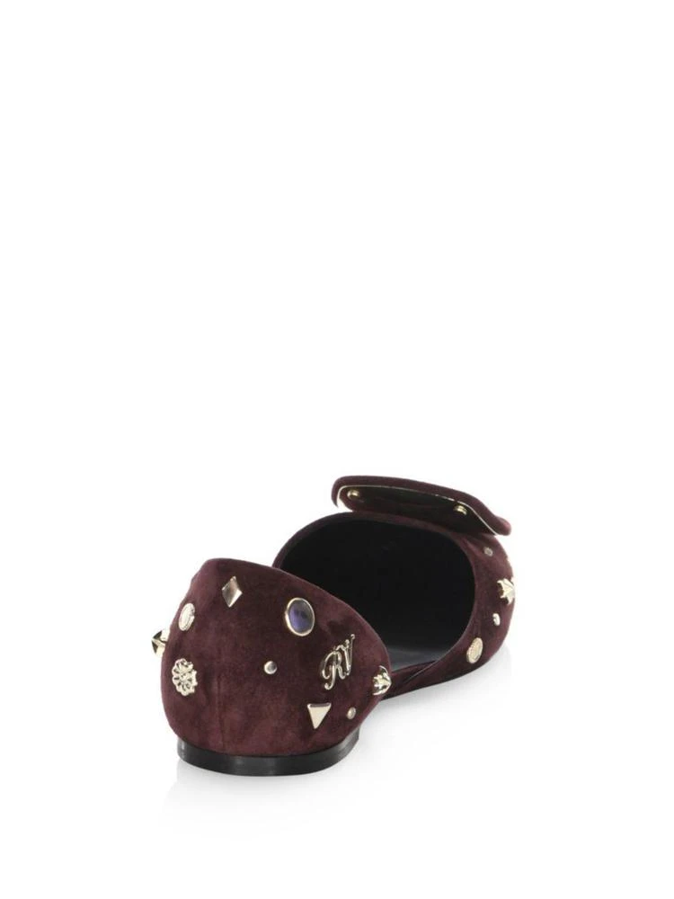 商品Roger Vivier|Astre Stud Chip Suede D'Orsay,价格¥2688,第2张图片详细描述