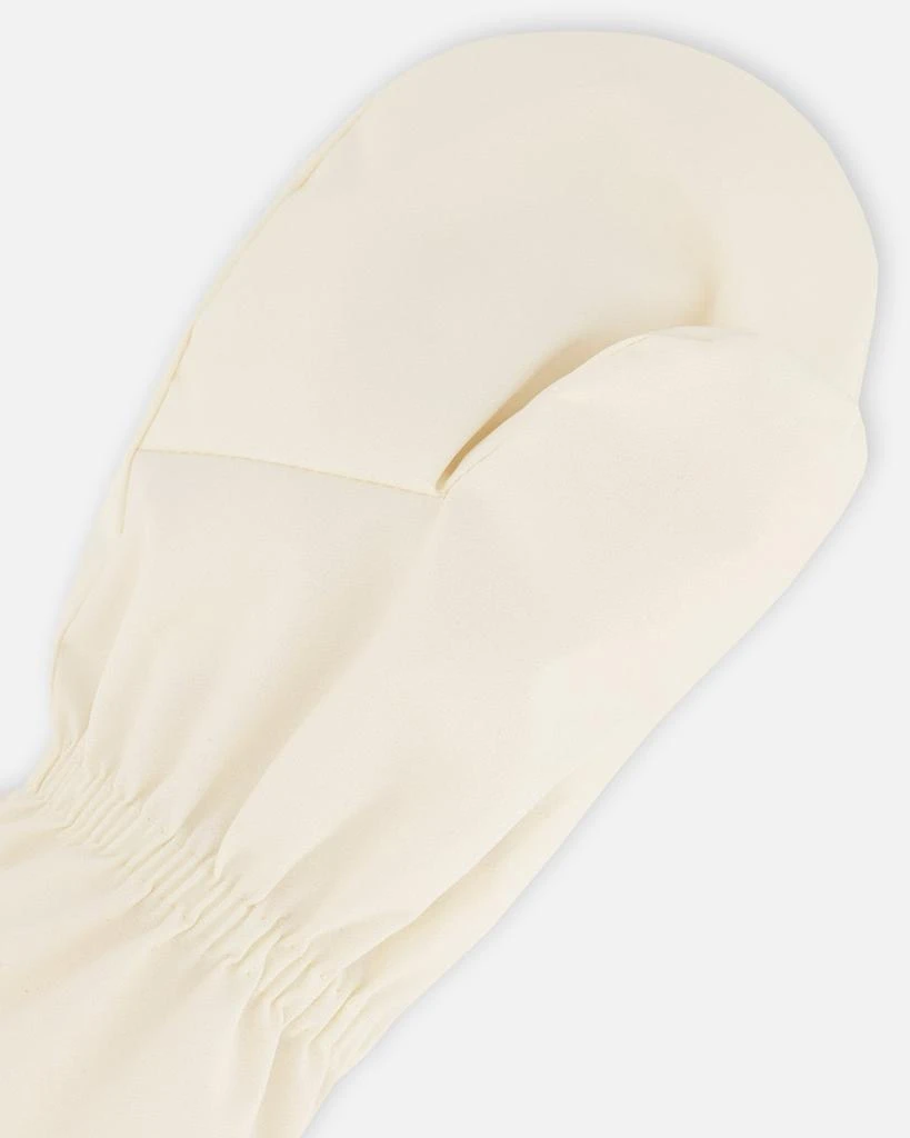 商品Deux par Deux|Lined Baby Mittens White Asparagus,价格¥266,第3张图片详细描述