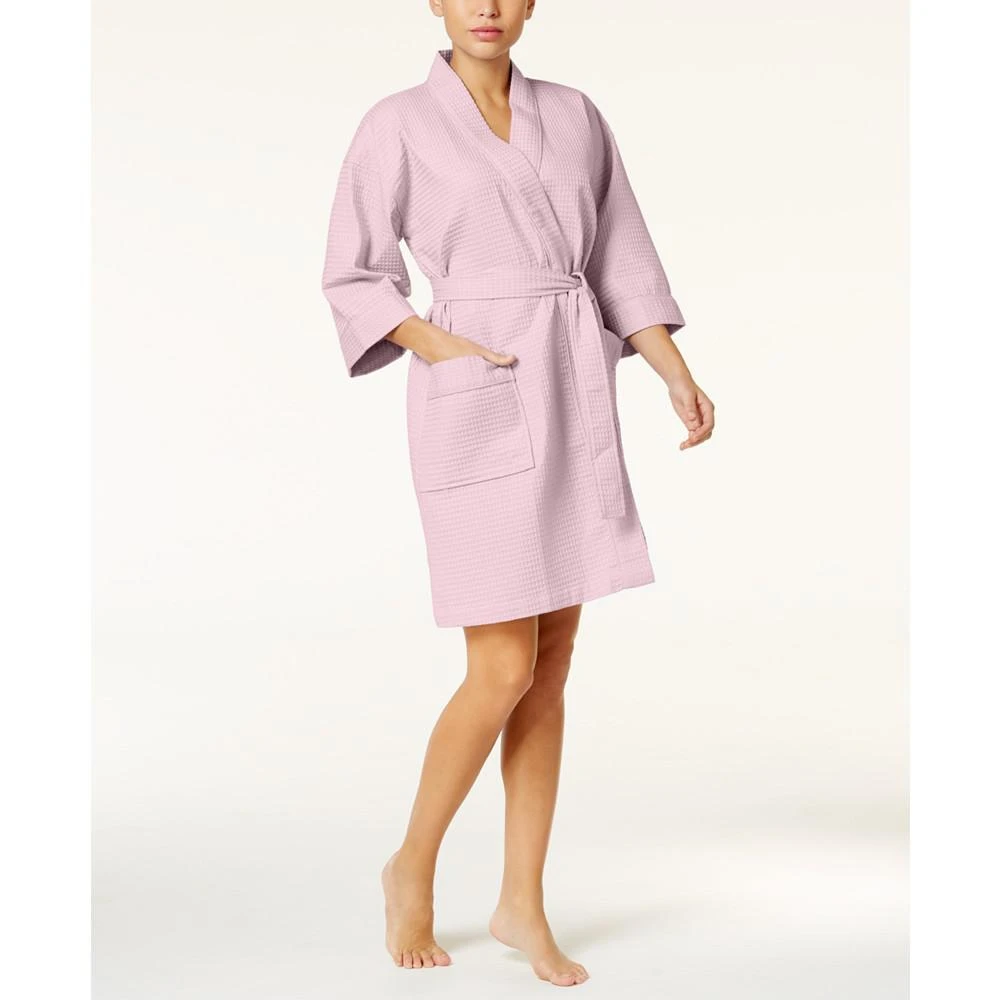 商品Charter Club|Short Spa Waffle Robe, Created for Macy's,价格¥186,第1张图片
