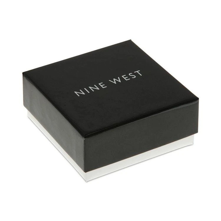 商品Nine West|Weave-Style Pavé Heart Charm Stretch Bracelet,价格¥45,第3张图片详细描述