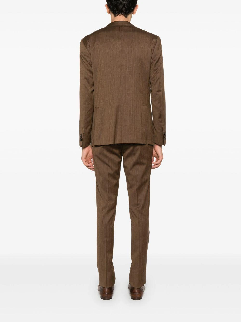 商品Corneliani|Corneliani 男士西服套装 25NG762517447033 棕色,价格¥9338,第6张图片详细描述
