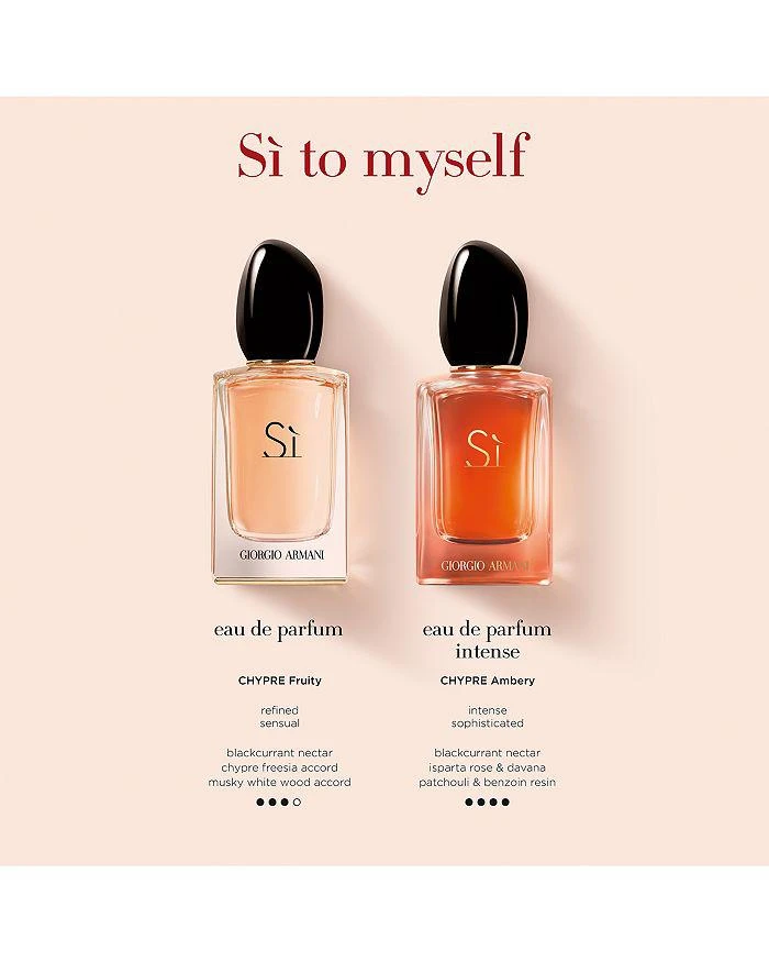 商品Giorgio Armani|Giorgio Armani Si Eau de Parfum 3.4 oz.,价格¥1199,第4张图片详细描述