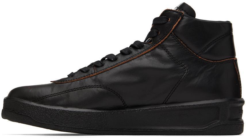 商品Jil Sander|Black Lace-Up Sneakers,价格¥3807,第5张图片详细描述