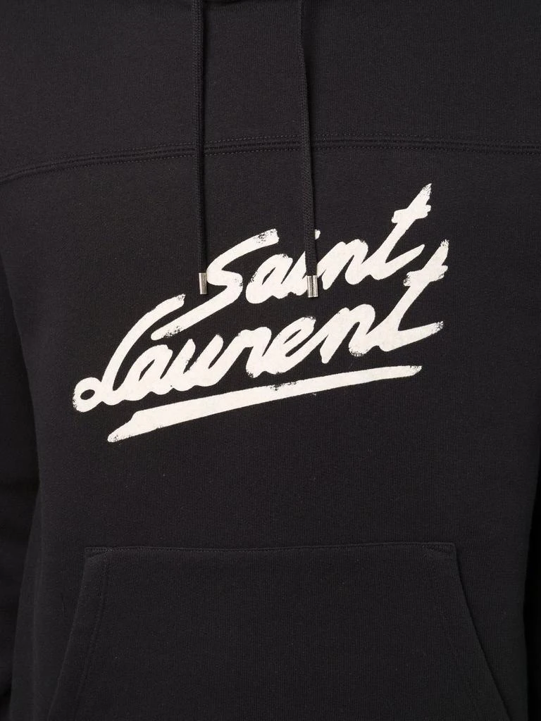 商品Yves Saint Laurent|Saint L AU Rent Men&#39;s  Black Cotton Sweatshirt,价格¥5409,第4张图片详细描述