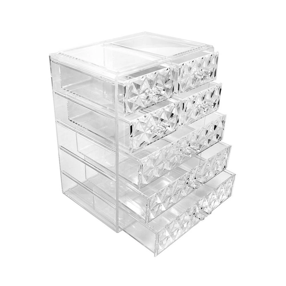 商品Sorbus|Cosmetic Makeup and Jewelry Storage Case Display - 3 Large 4 Small Drawers,价格¥367,第3张图片详细描述