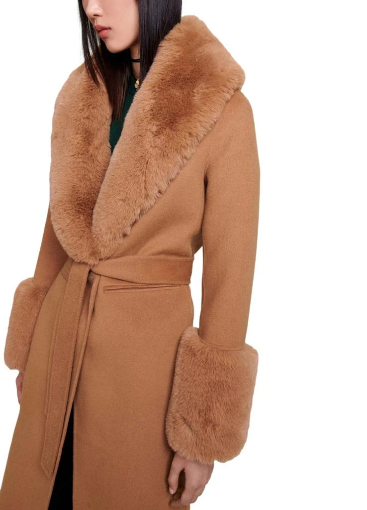 商品Maje|Long wool coat,价格¥3491,第3张图片详细描述