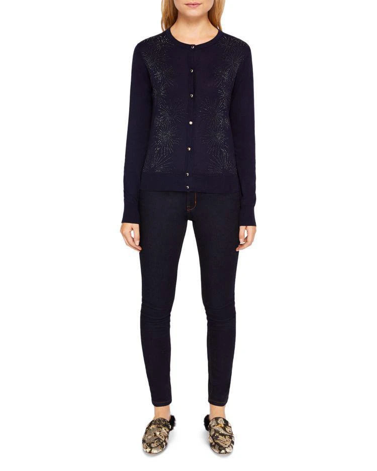 商品Ted Baker London|Hycynth Stardust Embellished Cardigan,价格¥939,第3张图片详细描述