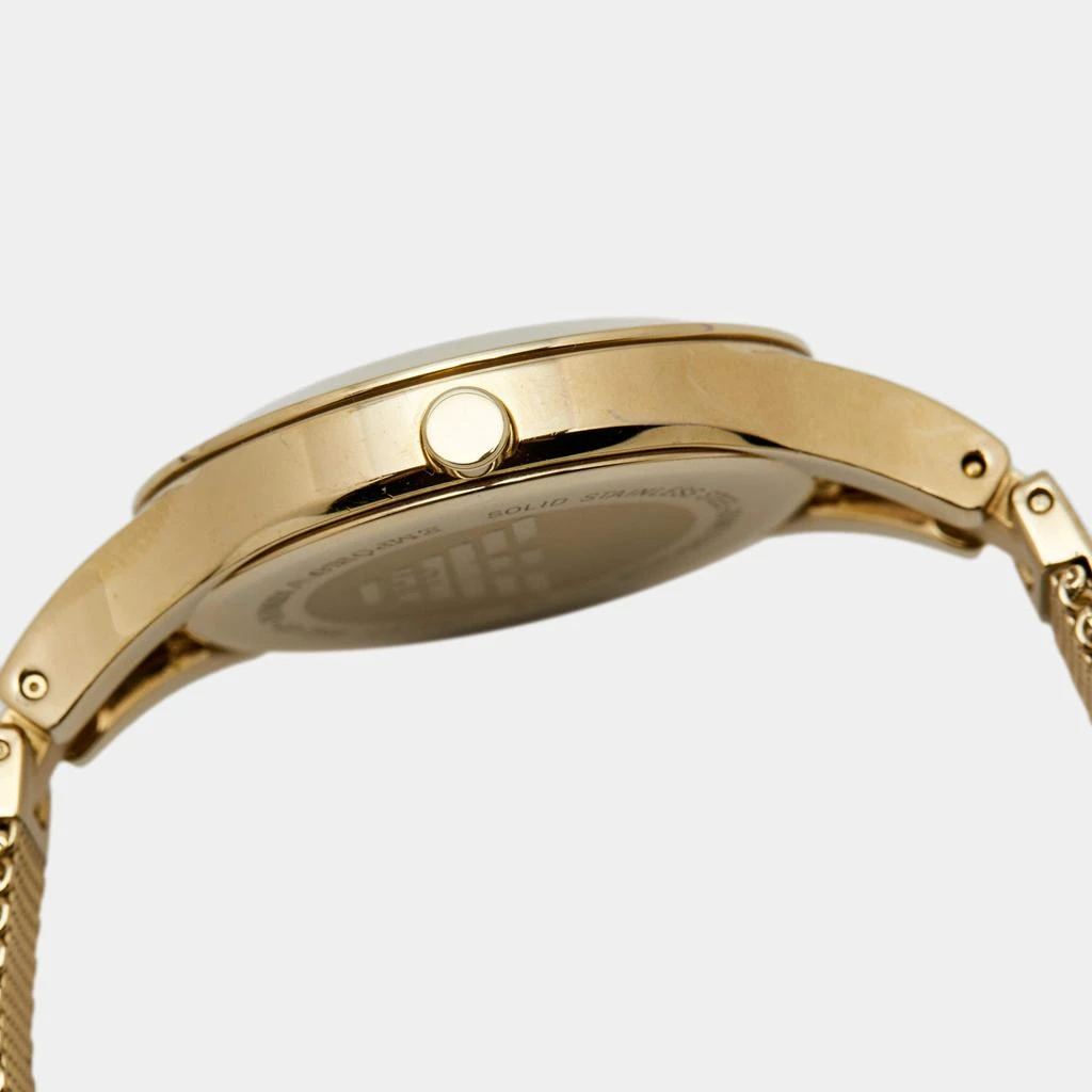Emporio Armani Silver Gold Plated Stainless Steel Chiara AR7399 Women's Wristwatch 34 mm 商品