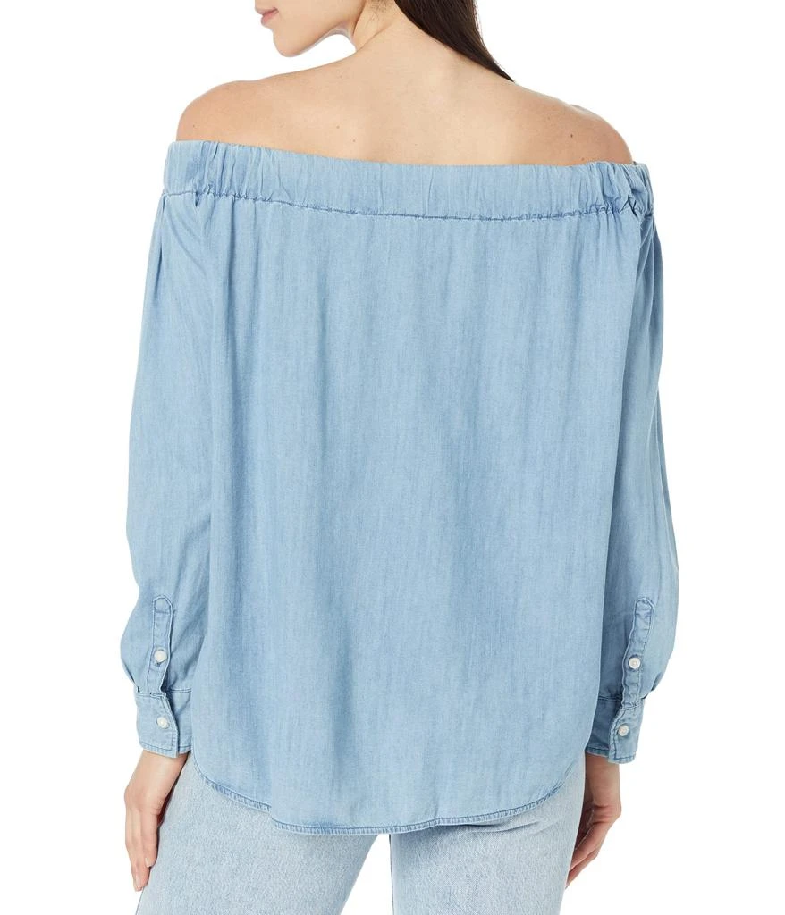 商品Tommy Hilfiger|Long Sleeve Off-the-Shoulder Chambray Blouse,价格¥179,第2张图片详细描述