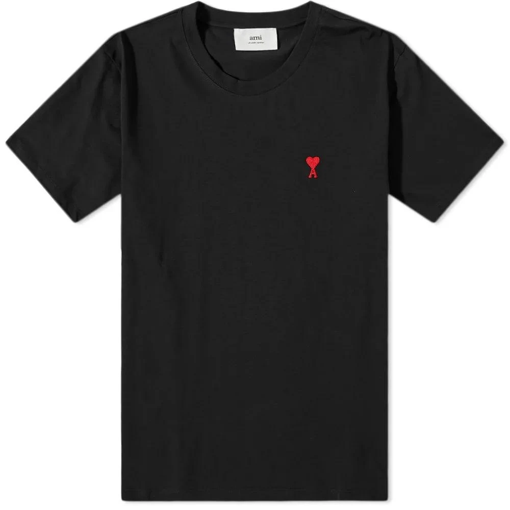 商品AMI|男式 迷你刺绣红心 T恤,价格¥642,第1张图片