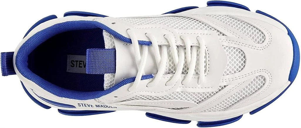商品Steve Madden|Women's Possession Sneaker In White/blue,价格¥575,第4张图片详细描述
