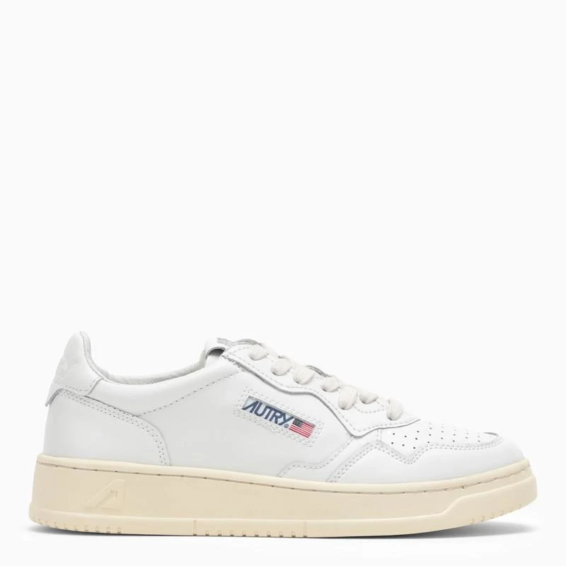 商品Autry|White leather Medalist sneakers,价格¥1251,第1张图片