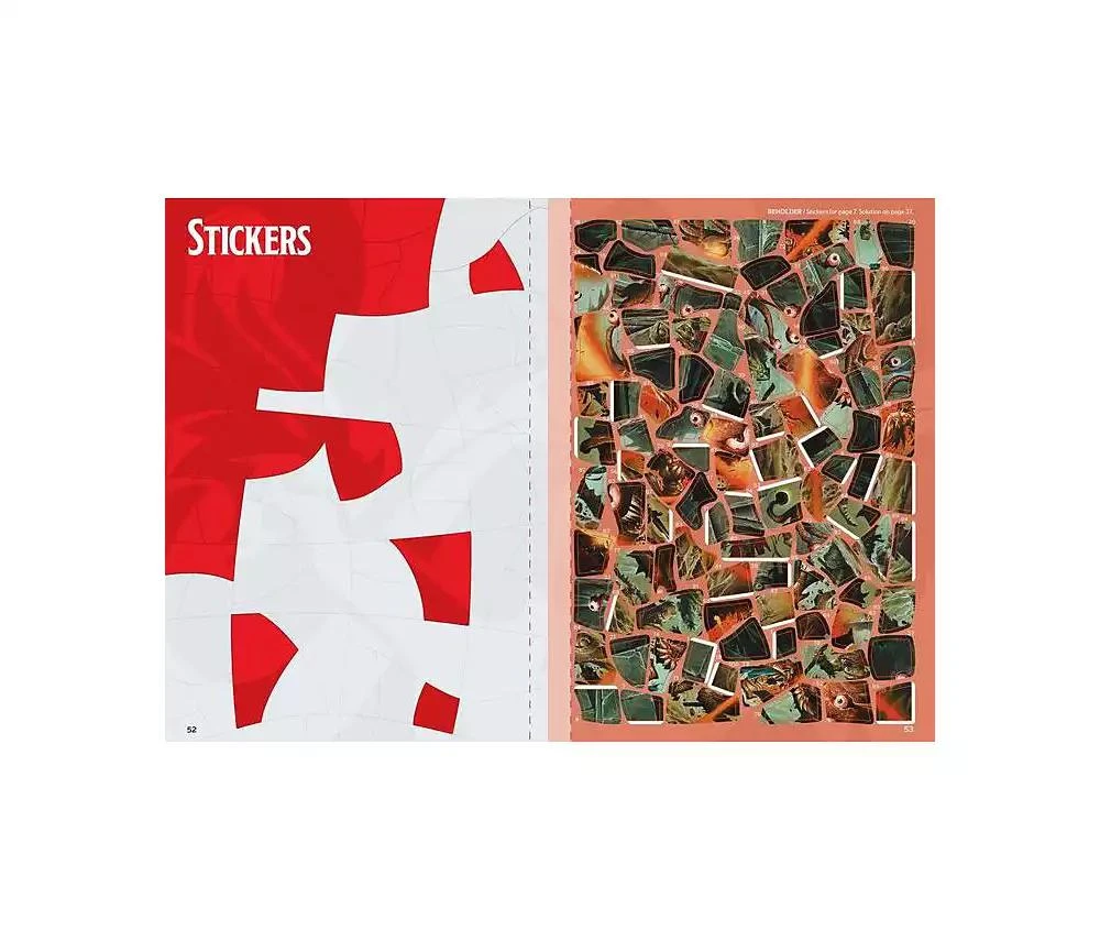 商品Barnes & Noble|Dungeons & Dragons Sticker Art Puzzles by Steve Behling,价格¥119,第4张图片详细描述