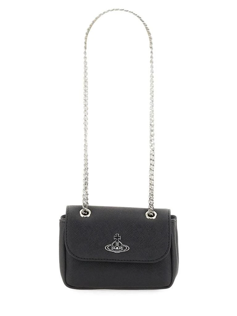 商品Vivienne Westwood|VIVIENNE WESTWOOD VICTORIA SMALL BAG WITH CHAIN,价格¥1759,第1张图片