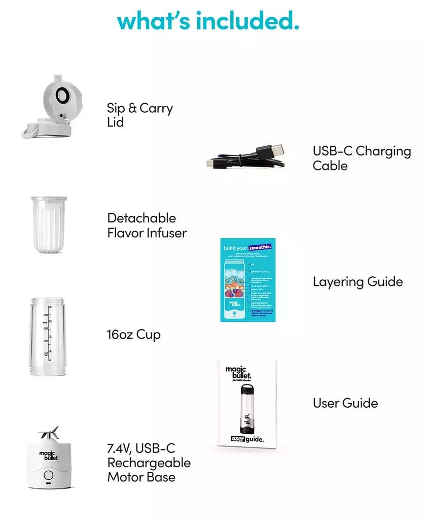 USB Rechargeable Personal Portable Blender 商品
