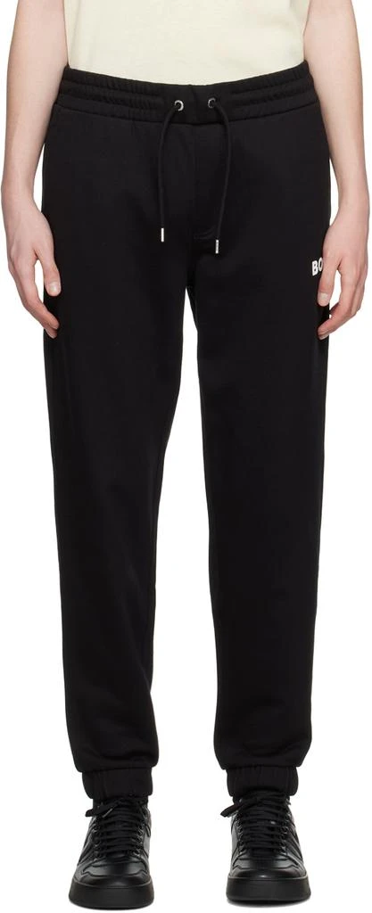 商品Hugo Boss|Black Drawstring Sweatpants,价格¥501,第1张图片