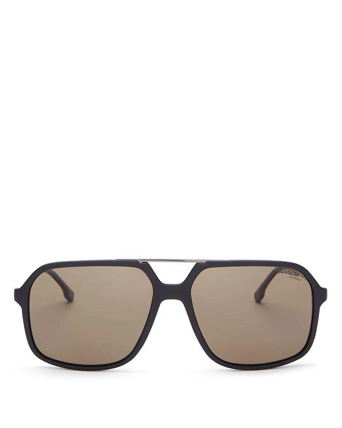 商品Carrera|Polarized Brow Bar Square Sunglasses, 59mm,价格¥1414,第4张图片详细描述