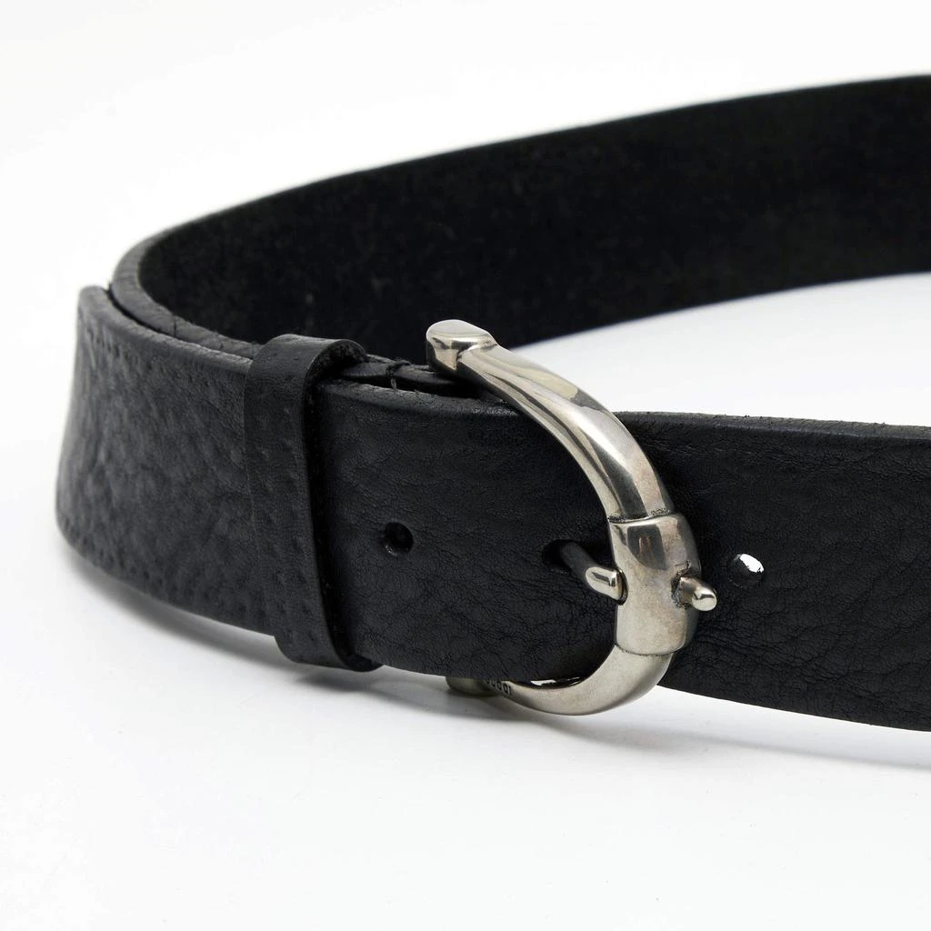 商品[二手商品] Gucci|Gucci Black Textured Leather Buckle Belt 85CM,价格¥1012,第2张图片详细描述