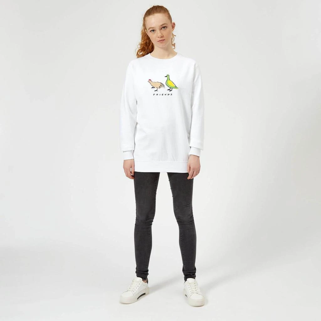 商品Original Hero|Friends The Chick And The Duck Women's Sweatshirt - White,价格¥251,第3张图片详细描述