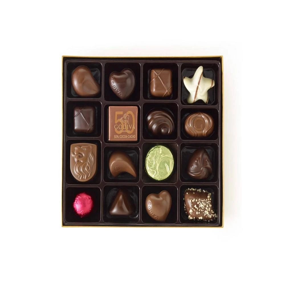 商品Godiva|19 Piece Gift Box with Pink Ribbon,价格¥254,第2张图片详细描述