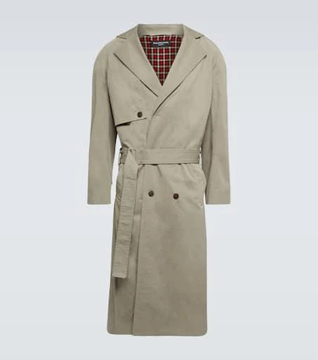 商品Balenciaga|Oversized cotton-blend trench coat,价格¥15802,第1张图片