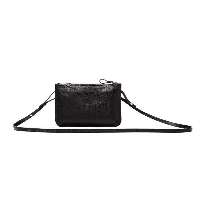 商品Longchamp|香港直邮longchamp珑骧女士黑色牛皮斜跨包2072021047休闲时尚,价格¥2622,第3张图片详细描述